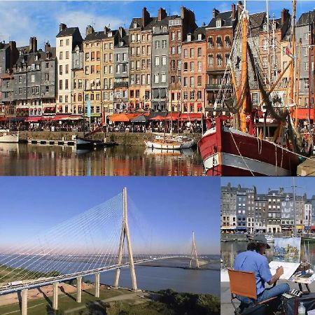 Le Havre De Paix 8 , Les Hauts De Honfleur, Piscine, Wifi Et Parking Gratuits Equemauville Luaran gambar