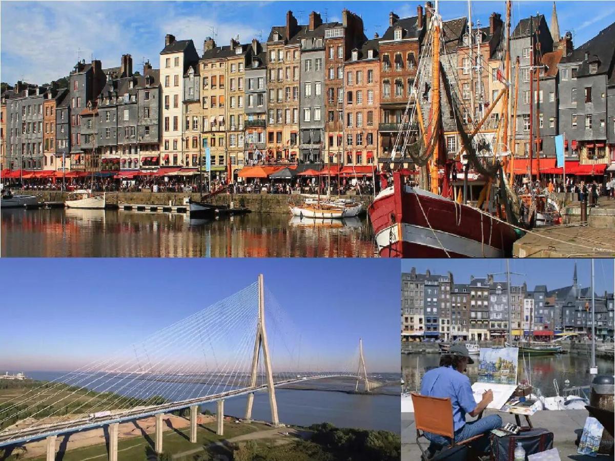 Le Havre De Paix 8 , Les Hauts De Honfleur, Piscine, Wifi Et Parking Gratuits Equemauville Luaran gambar